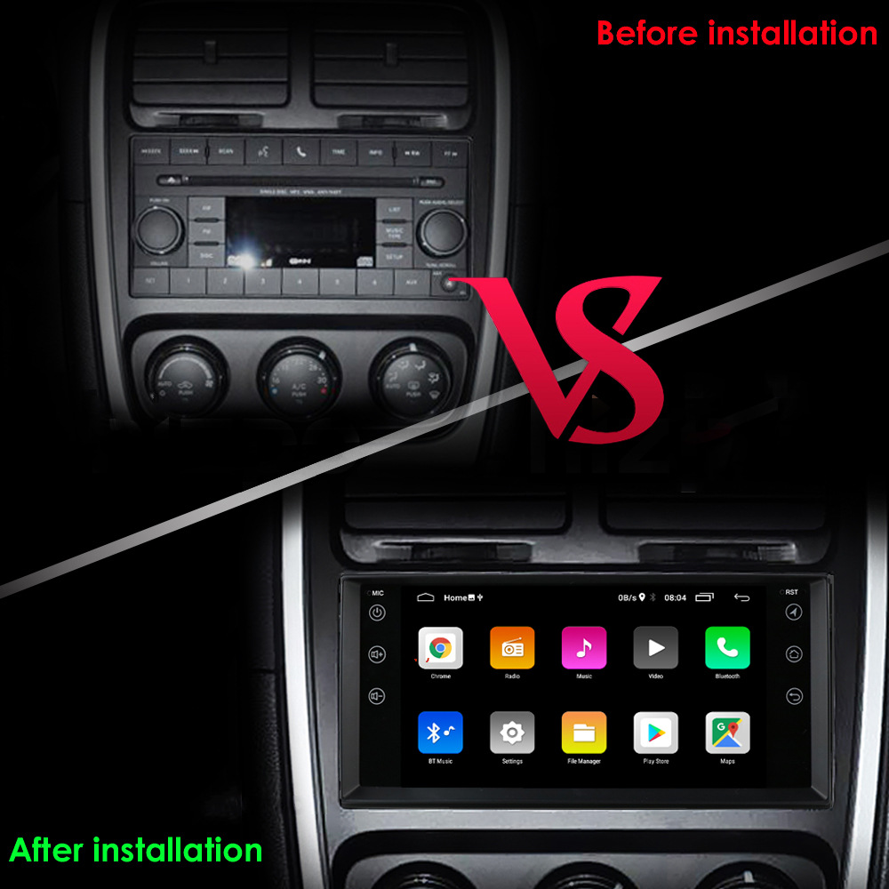 Universal Year Car Stereo 2 Din 7 Inch Carplay Car Radio Touch Screen Android Navigation Double Din Car Dvd Player
