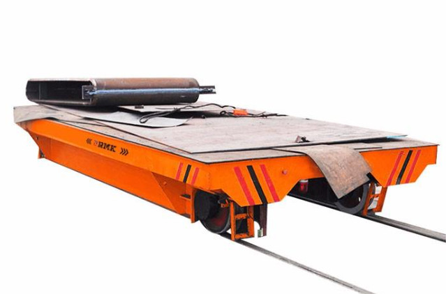 Heavy Duty Cable Drum Mobile Q235 100T Material Transfer Cart