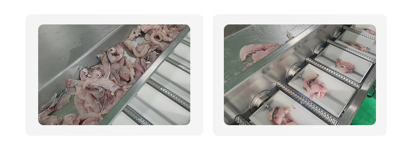 Flip Weighing Bucket Sashimi 7 Head Multihead Weigher For Fresh Aquatic Industry