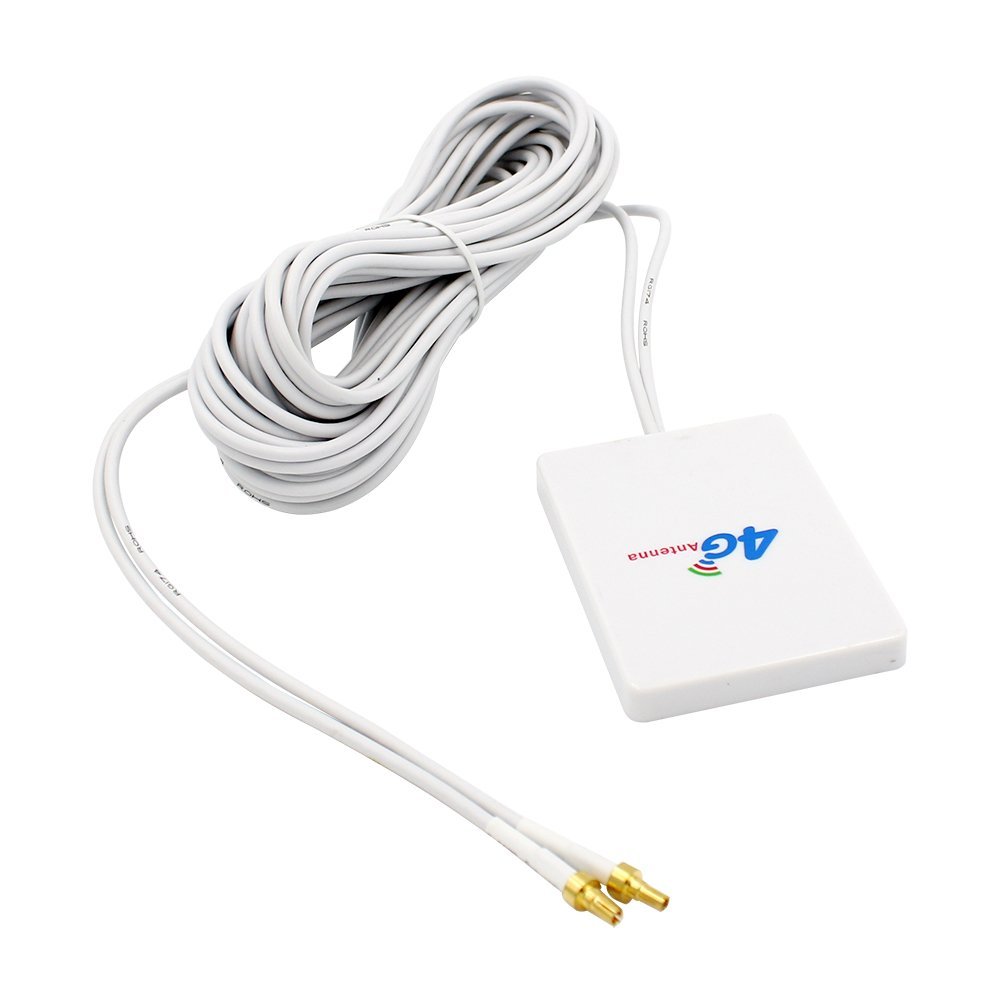 3m Cable Length 12dBi Gain 2-TS9-male Connector MIMO Panel Antenna for 3G 4G LTE Mobile