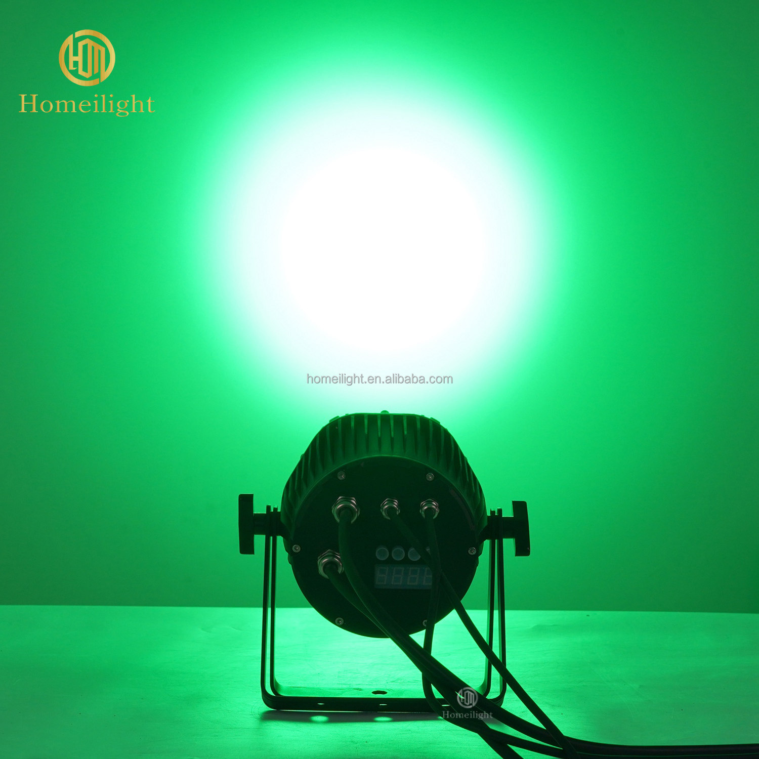 Waterproof 7pcs RGBWAUV 6in1 LED Par Can Stage Lights with Aluminum Alloy Shell