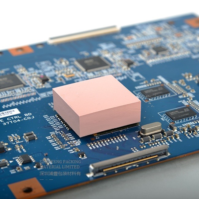 Silicon 1W/Mk-10W/Mk 15mm Thermal Conductive Pad For Cell Phone Laptop​ Heat Dissipation