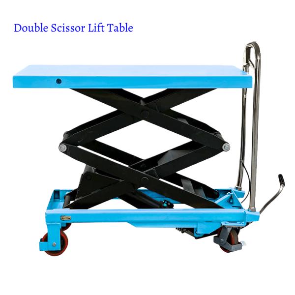 1300Mm Max Lift Height Hydraulic Table Lifter 350kg Rated Capacity Easy Foot Operation