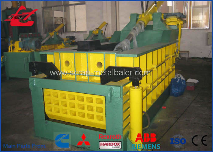 Forwarder Out Scrap Metal Baler Machine For Waste Metal Recycled Station