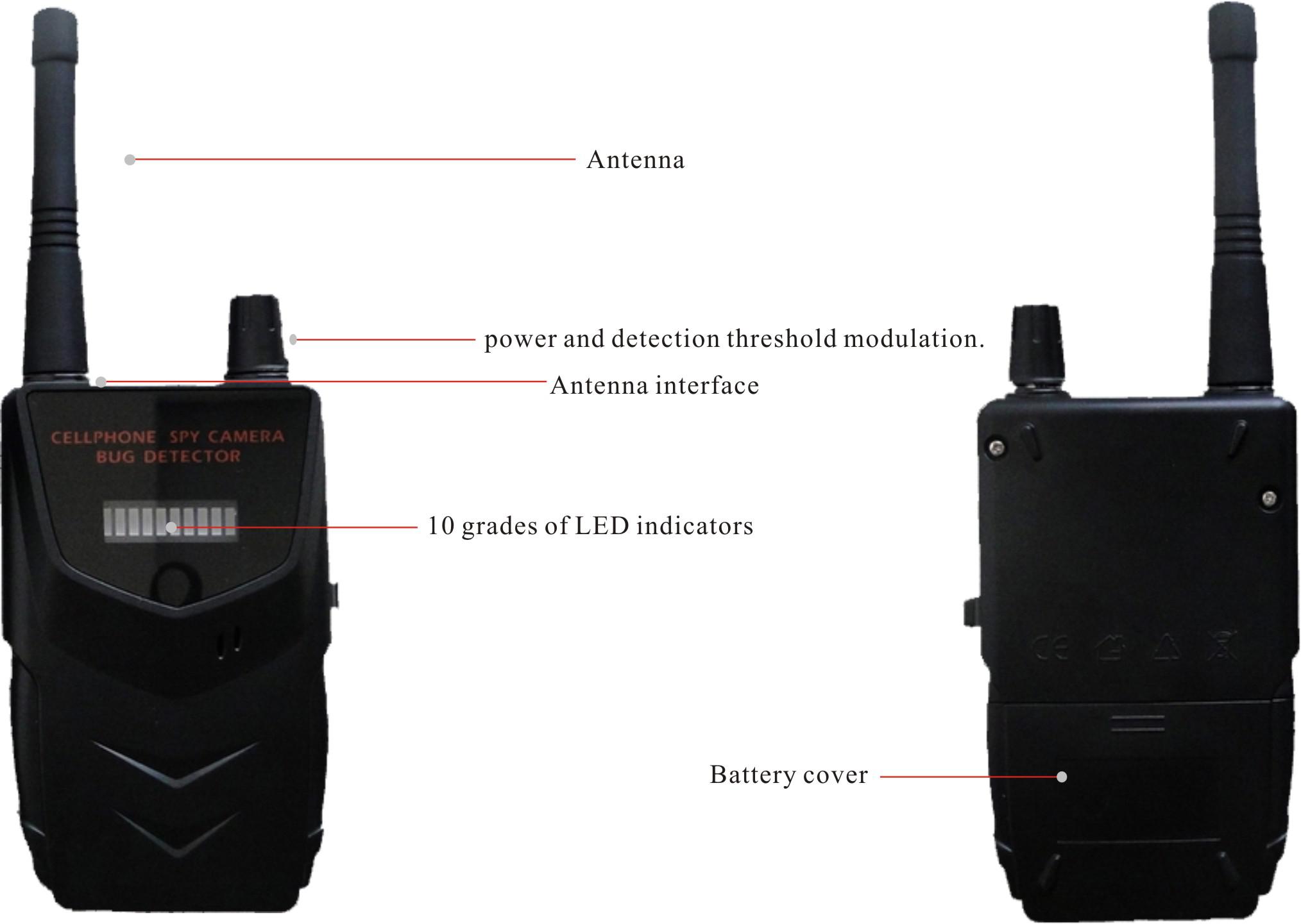 Mobile phone detector bcsk-007b 2G.3G.4G radio wave signal detector