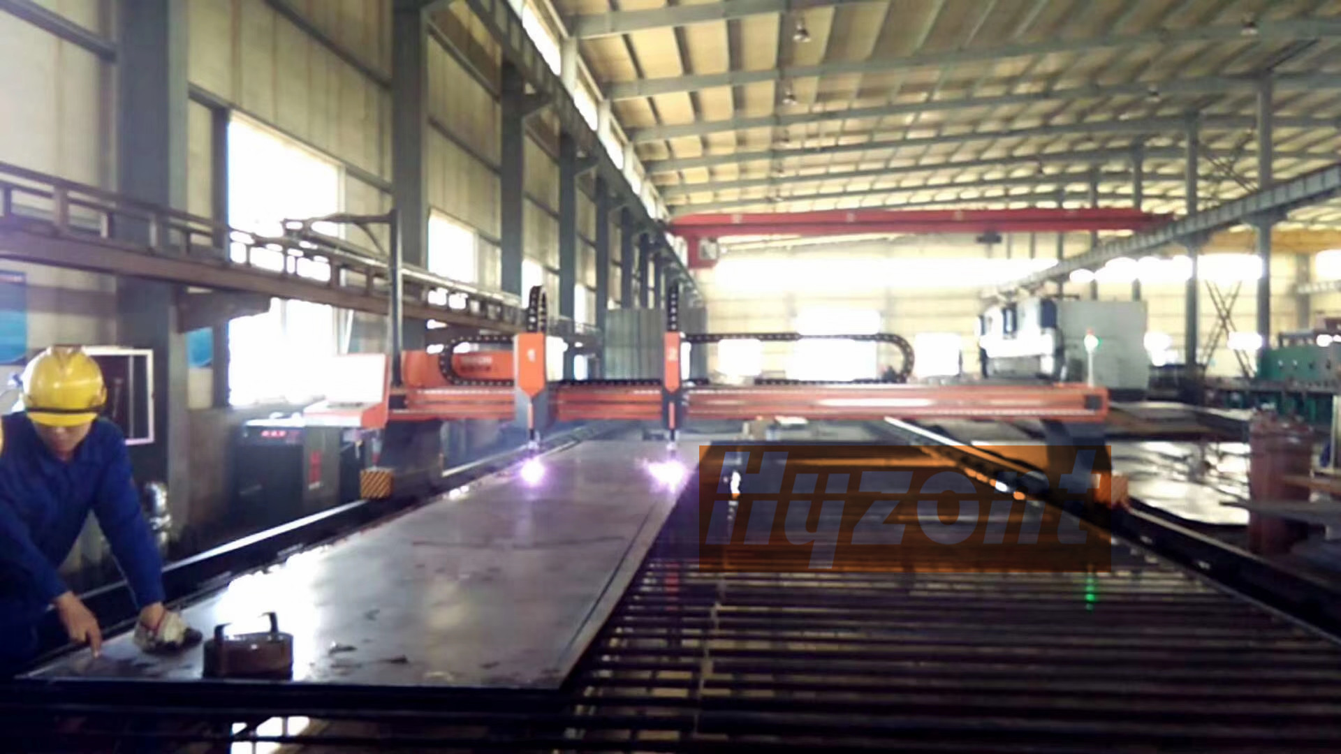 Annealed Gantry CNC Plasma Cutting Welding Machine With Triple Torch