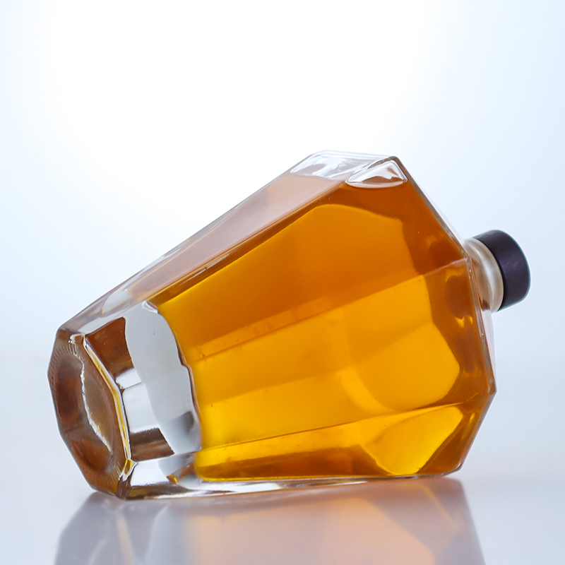 Customized Logo 500ml 700ml 1000ml Glass Bottle for Vodka Gin Rum Unique Custom Shape