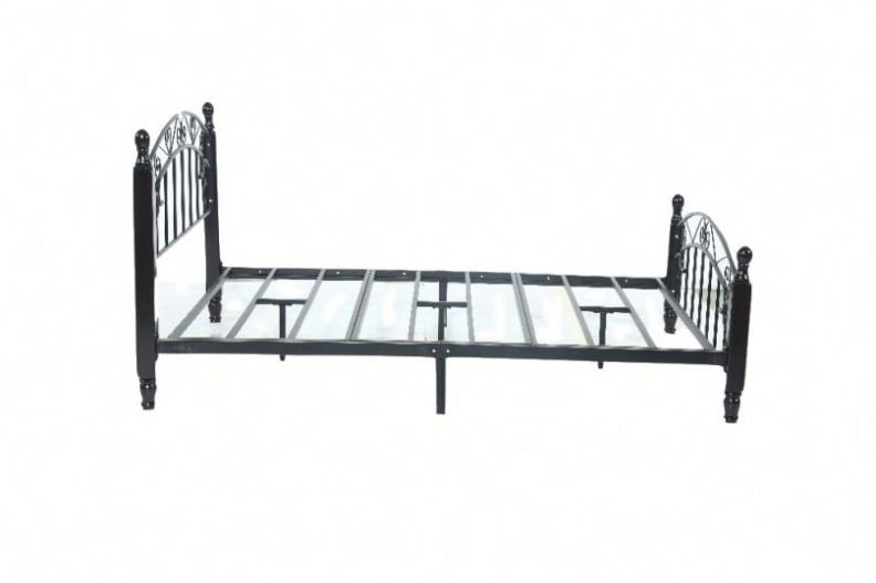Weight Capacity 330lbs Metal Frame Double Bed With Vintage Headboard