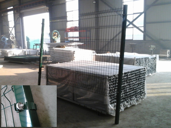 cheap welded wire mesh curved fence / high security fence panels / garden fence wire fencing
