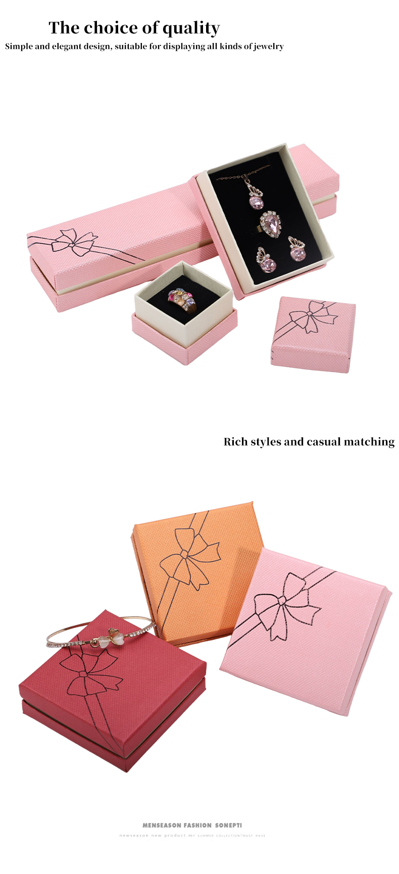 Hanhong Black Rose Paper Jewelry Box Supplies with Heaven and Earth Cover Contact us
