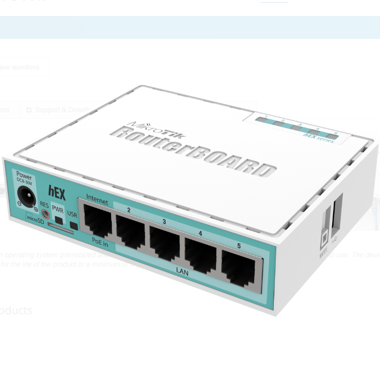 Mikrotik RB960PGS 800MHz CPU 128MB RAM and WPA-PSK Encryption for Secure Data Transfer