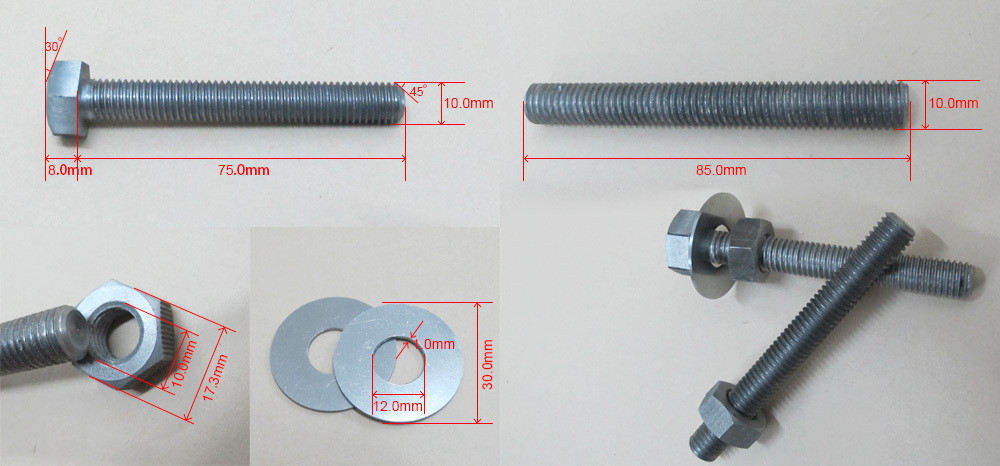 High Precision 10.2g/Cm3 Molybdenum Machined Parts Special Shaped