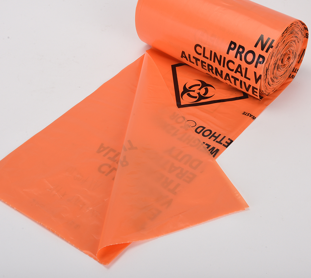 Square Bottom Bag GRS Heavy Duty Large Garbage Bags For Waste Management