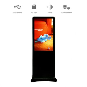 Indoor Floor Standing Interactive Touch Screen Kiosk LCD Digital Signage Totem