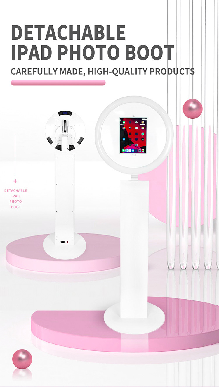 Rgb Led Ring Light Ipad Photobooths Social Booth Photo Booth Magic Mirror