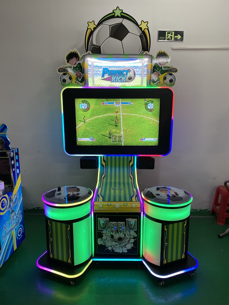 Indoor Amusement America Table Superstar Soccer Attractive Kids Electronic Football Arcade Game Machine