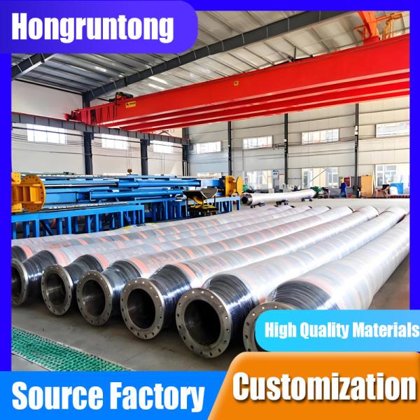 Heavy Duty Self Floating Dredge Hose For Marine Slurry Transport Customized Color