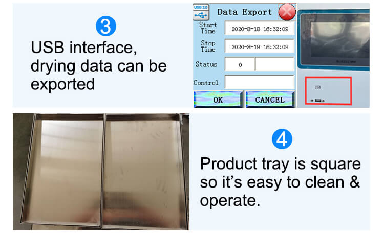 OEM Freeze Dryer Vacuum Pump Freeze Drying Equipment Top Press