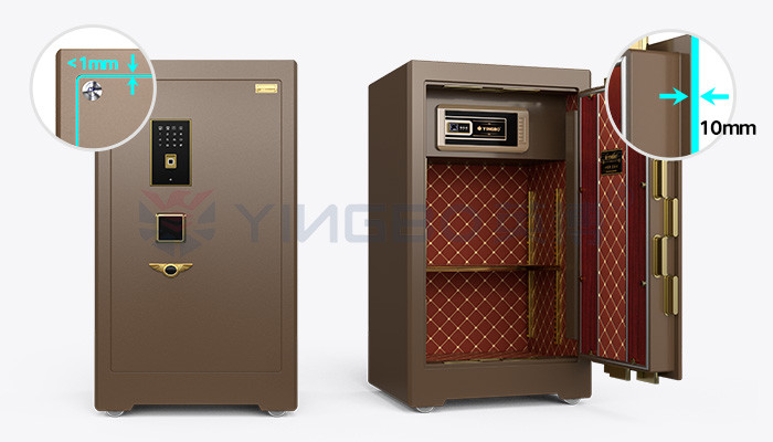 Biometric Commercial Safe Box Fingerprint Lock Luxury Safe Box For Security YB/ZY-80