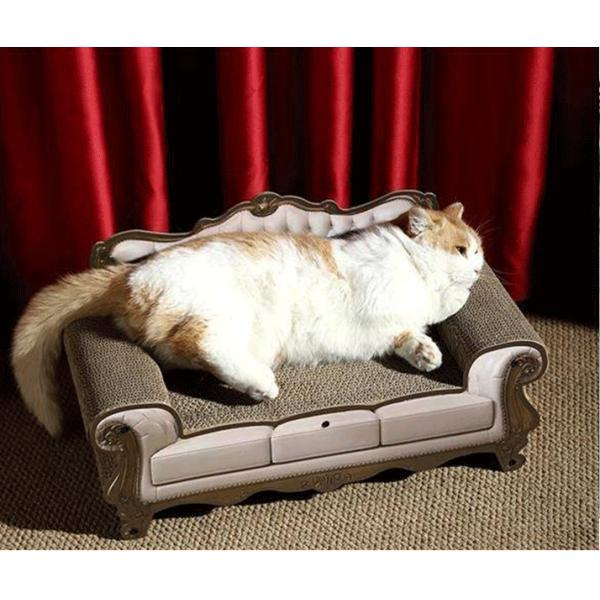 Can Catch Can Lie Sofa Shape Cat Scratch Board High-Density Corrugated Paper Does Not Drop Scraps