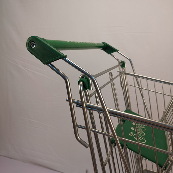 Grocery Market Shopping Trolley 125L American Type Metal Wire Trolley