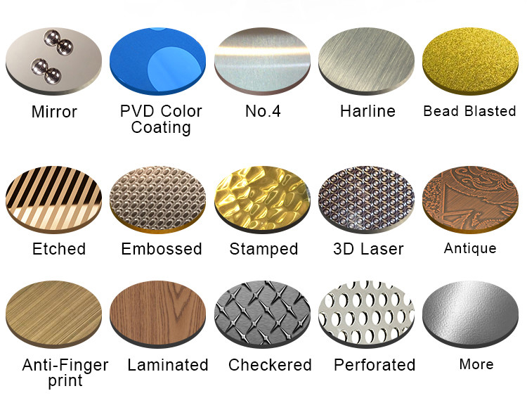 201 Colored Stainless Steel Sheets 0.28mm-1.45mm Decorated Background