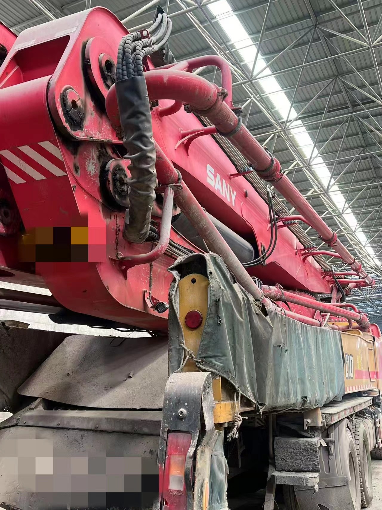 62m concrete pump truck, Sany pump truck price, high-efficiency concrete pumping equipment