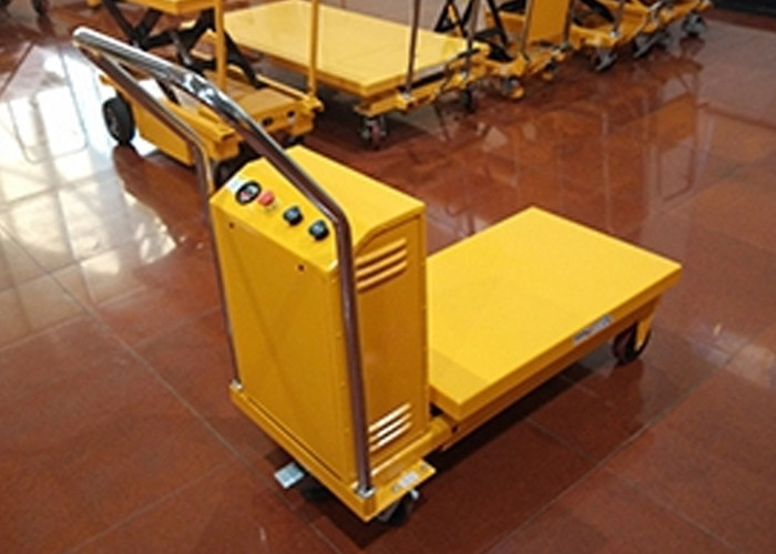500kg Loading Electric Lift Table , Industrial Lift Tables Customized Size