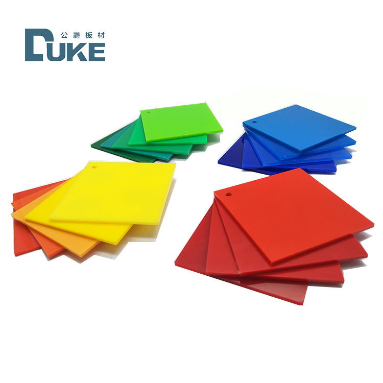 Duke Light Transmittance 93% Perspex Color Acrylic Sheets For Light Sign
