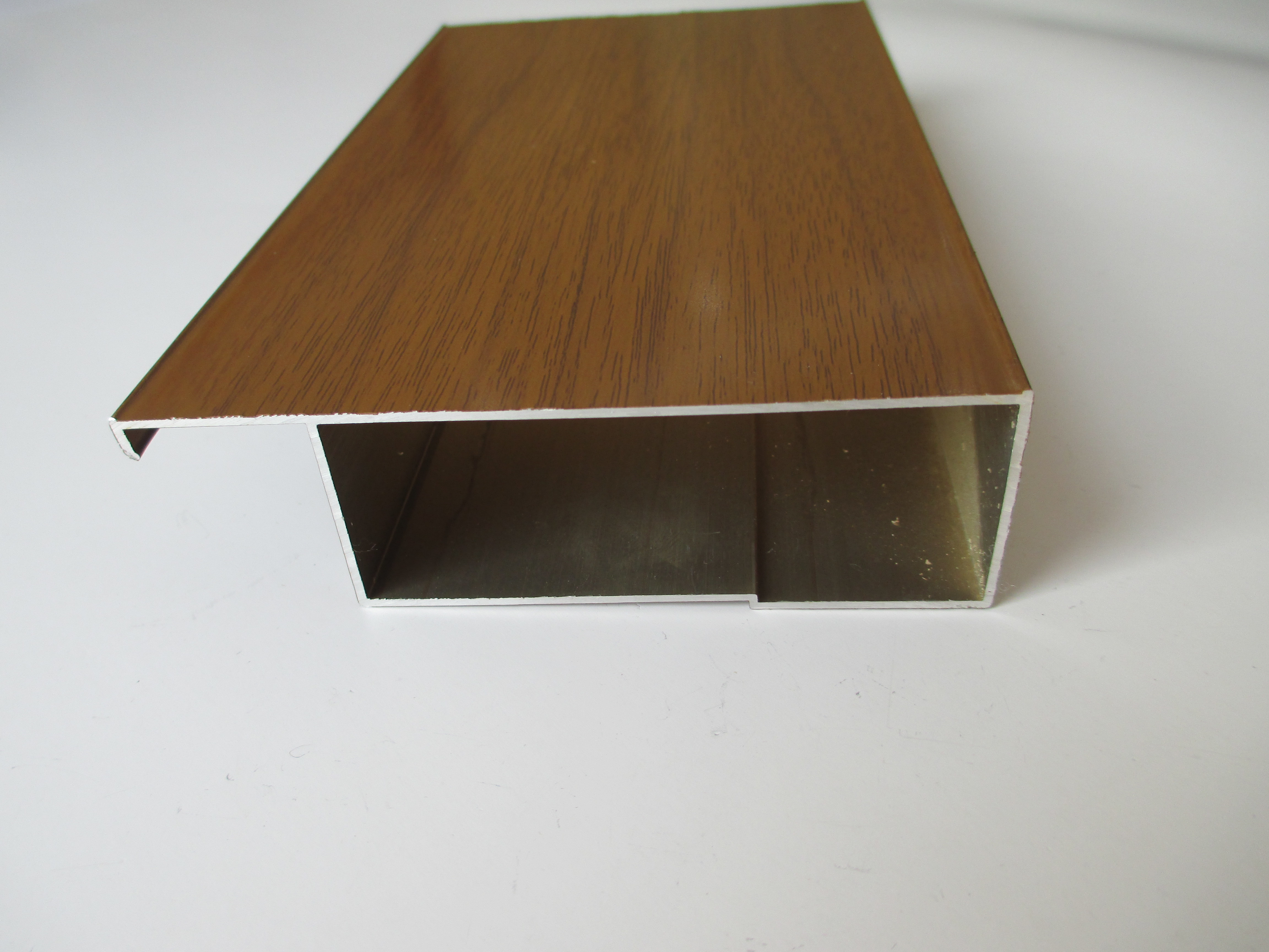 Cherry Wood Grain Modular Kitchen Aluminium Profile For New Chinese Decoration