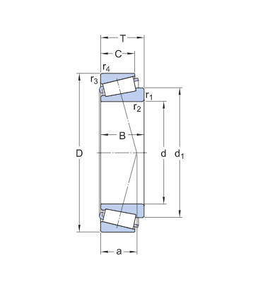 High Quality Precision Tapered Ball Bearing 35x72x28mm 33207