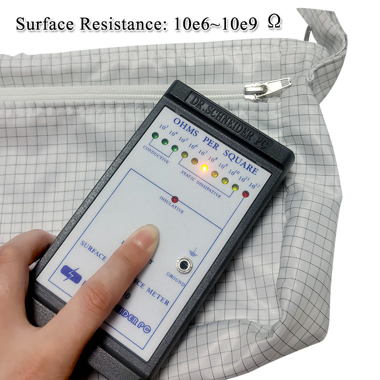 5mm Grid ESD Antistatic Hand Tool Bag For Cleanroom
