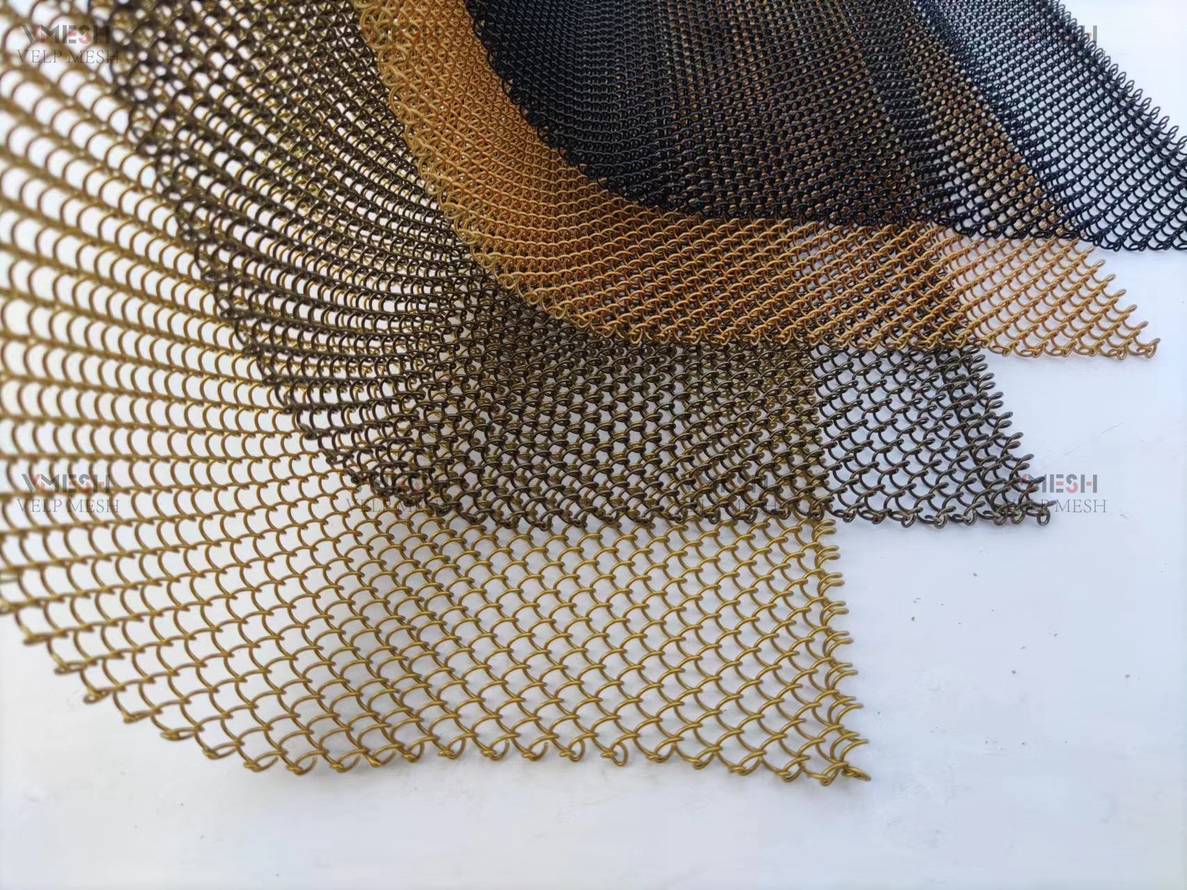 Architecture Wire Metal Coil Drapery With Different Colors For Decoration