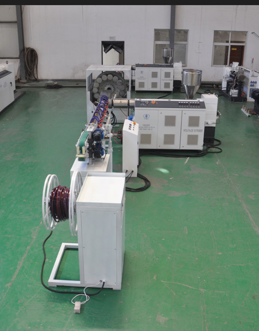 PVC flexible soft tube transparent garden pipe 10-38mm extrusion making machine production line with SJ75/30 Extruder