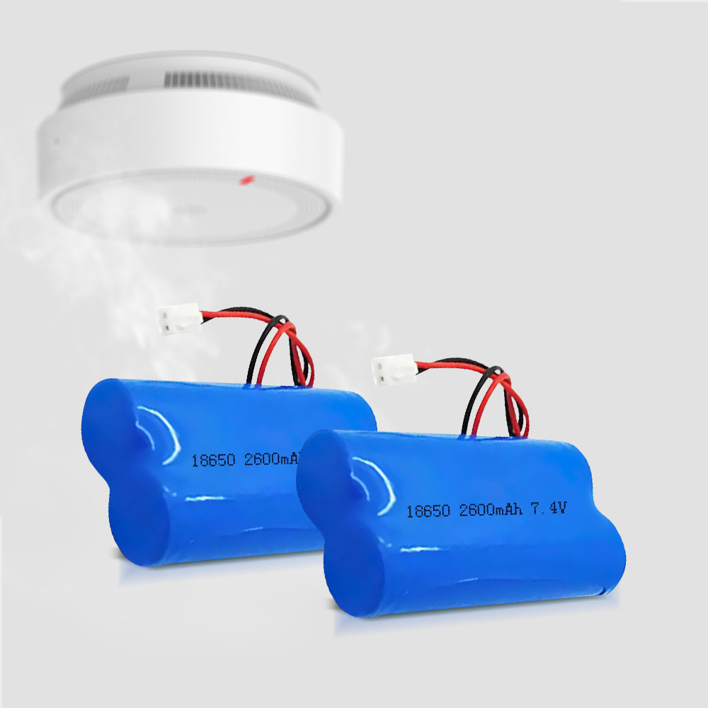 7.4 v Custom 18650 Li Ion Battery Pack 2600mAh 2S1P High Capacity Cell