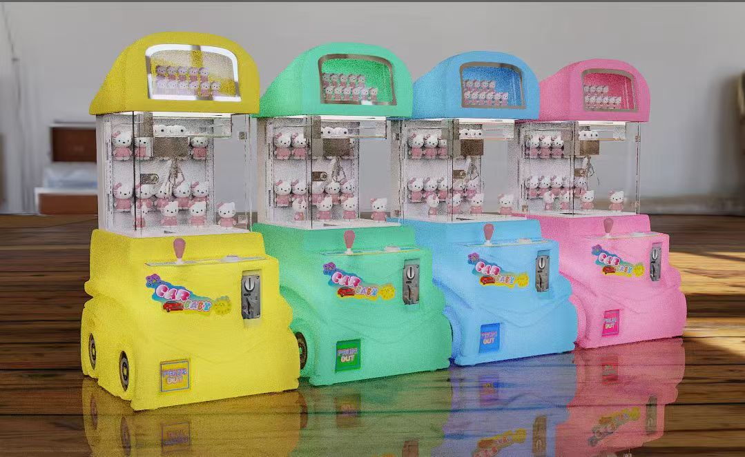 Dreamland Coin Operated Clamp Doll Machine Small Commercial Mini Claw Machine Car Boutique Game Machine