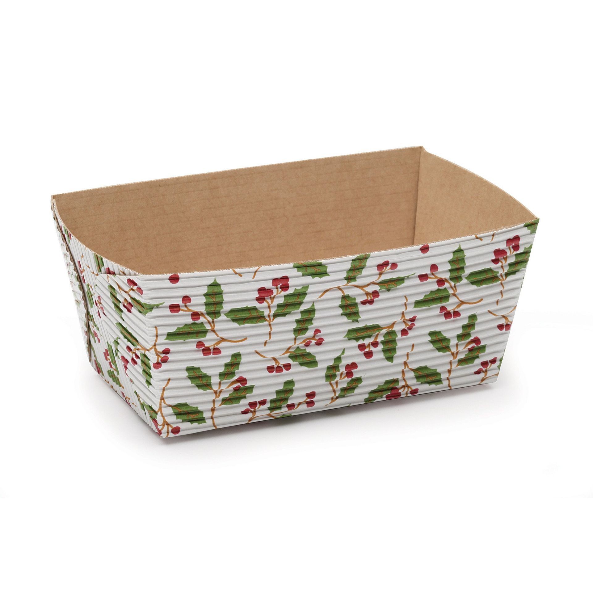 Corrugated loaf paper baking mould color printing custom paper baking pan paper baking loaf pans