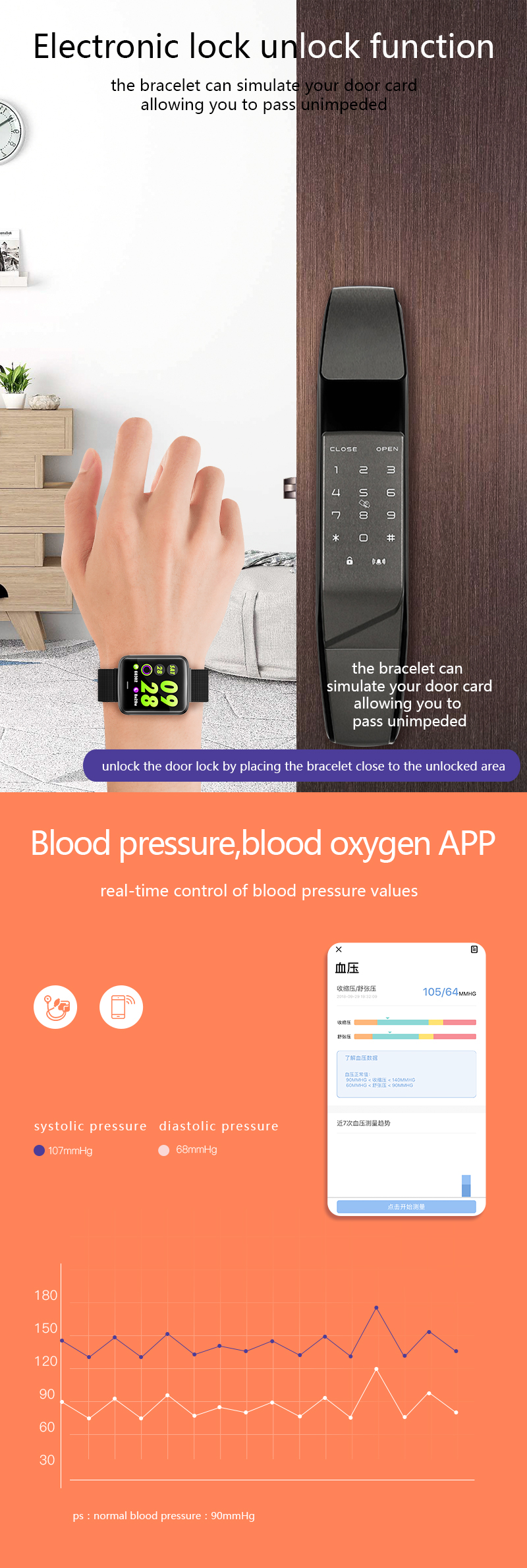 H19C Smart Watch F8 F9 F10 P8 B57 T500 1.3" OLED 240*240 resolution