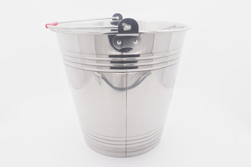 18L Clue bar 201 stainless steel cleaning tool metal pail durable ice bucket with handle