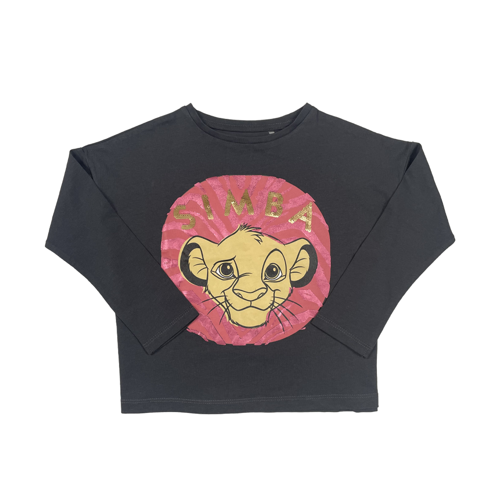 Full Sleeve Children T-shirt Sustainable Cotton Kids Pullover for 3-10 Year Old Girls