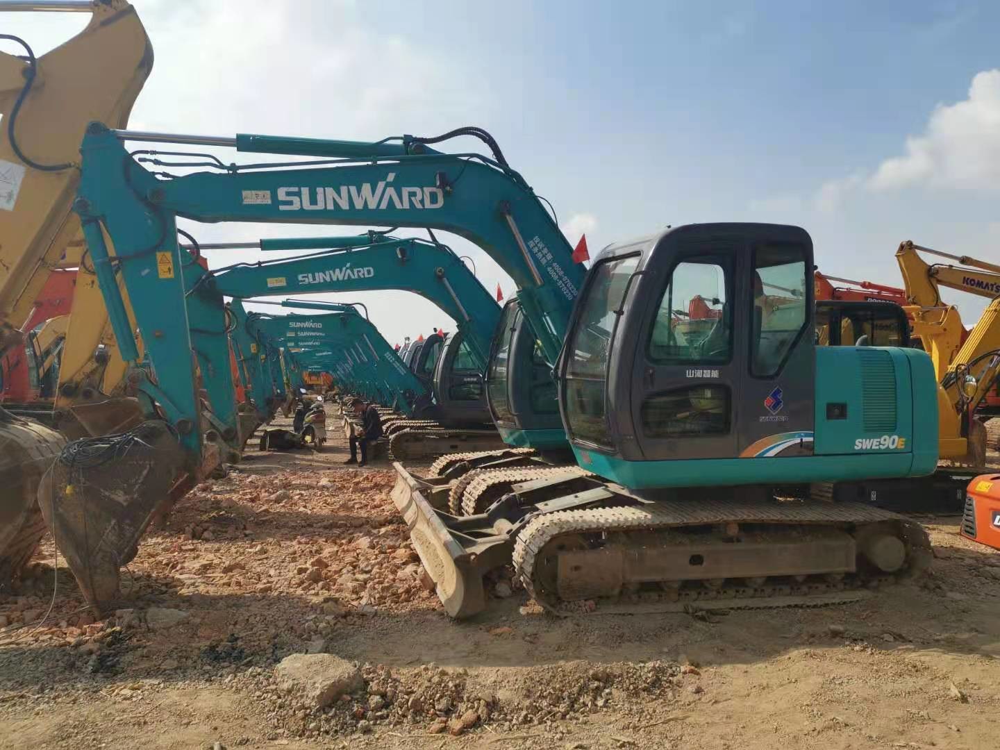 Yangma Engine SWE60 6T Excavator Construction Equipment