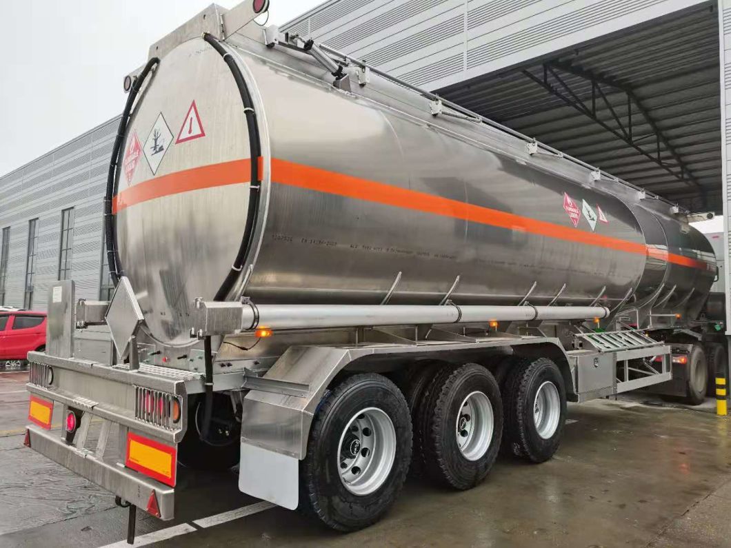 Oil/Fuel/Diesel/Gasoline/Crude Transport 3 Axle 30000L/40000L/50000L Tank/Tanker Truck Semi Trailer