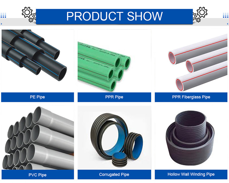 Water Line PVC Extrusion Line , 16 - 630mm Diameter Plastic Pipe Making Machine