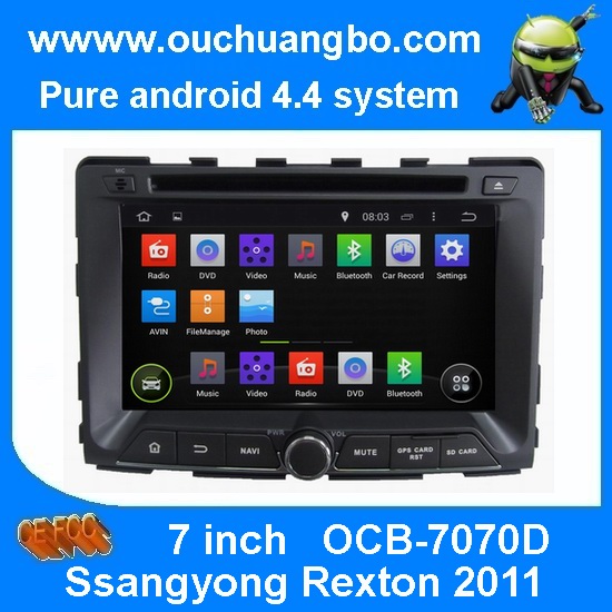 Ouchuangbo Car Radio Multimedia Stereo Kit Ssangyong Rexton 2011 Android 4.4 DVD System OC