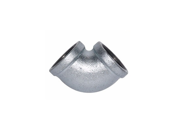 Banded Malleable Iron Elbow 90 Degree Galvanised Iron Pipe Fittings Lightweight