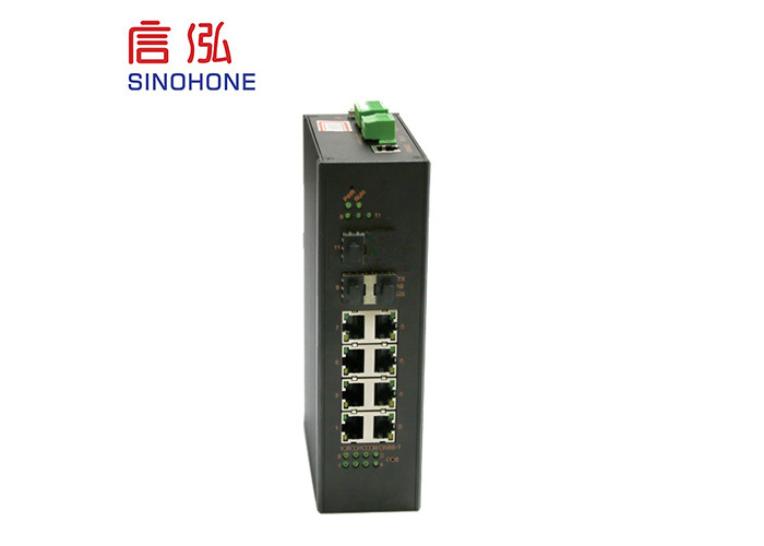 9 Ports Management 100/1000 Poe Gigabit Ethernet Fiber Optic Network Switch