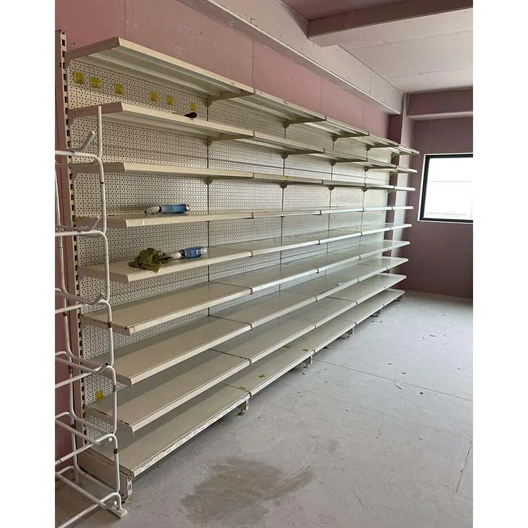 1 Way Supermarket Display Shelf Convenience Store Shelving Light Duty