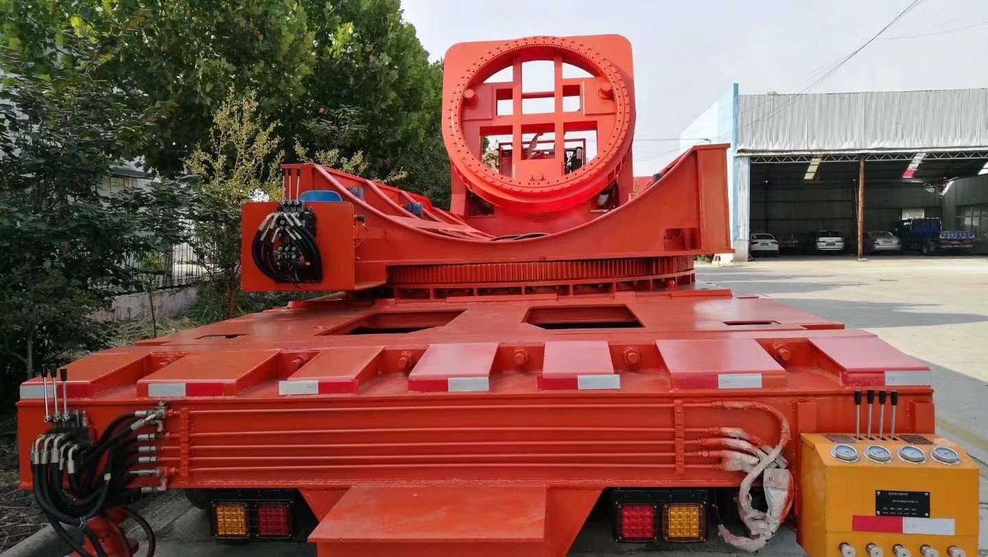 50m Wind Blade Transport Trailer with All Wheel Drive and Standard 28Ton Landing Gear