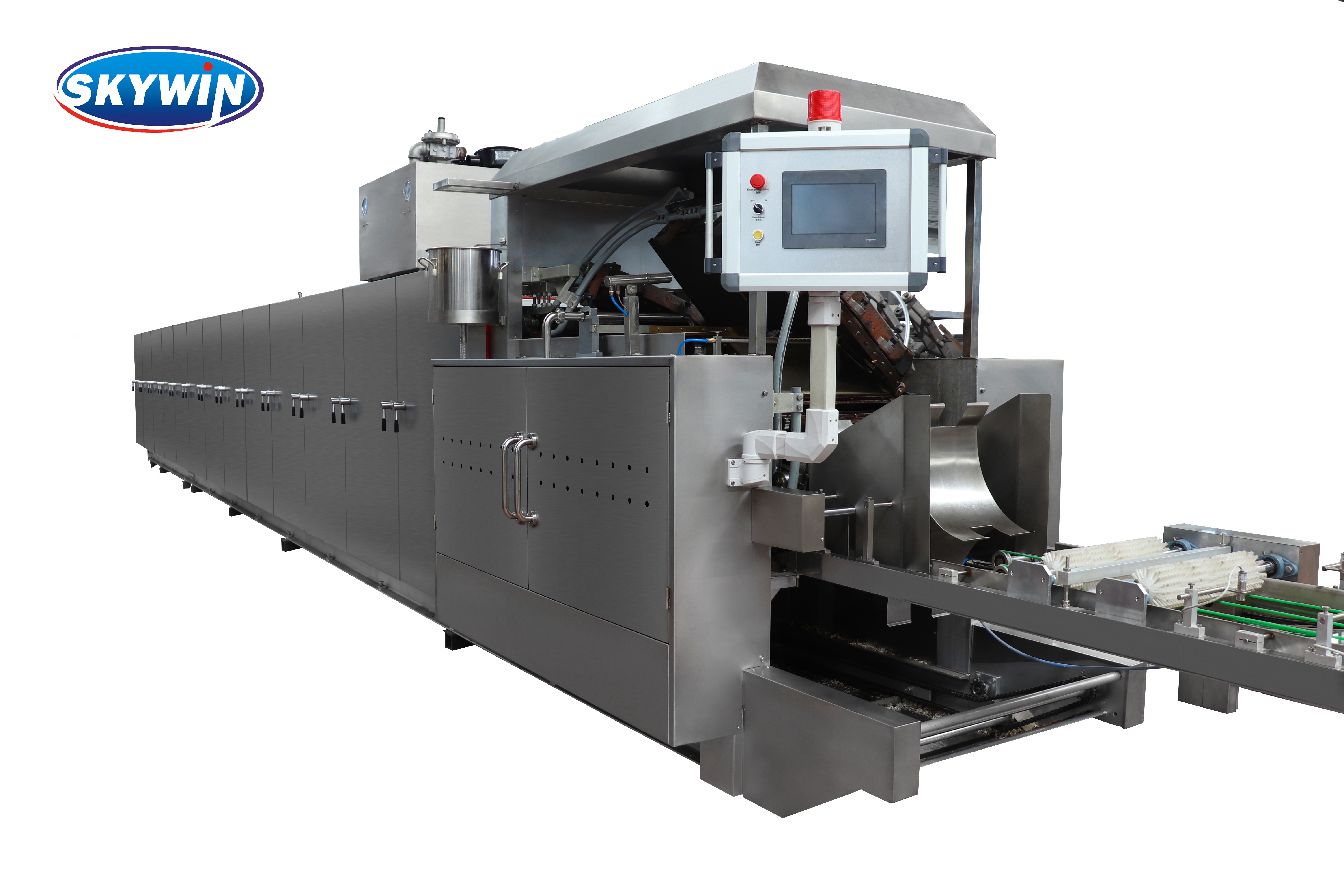 Industrial Wafer Machine 304 Stainless Steel Chocolate wafer biscuit production line