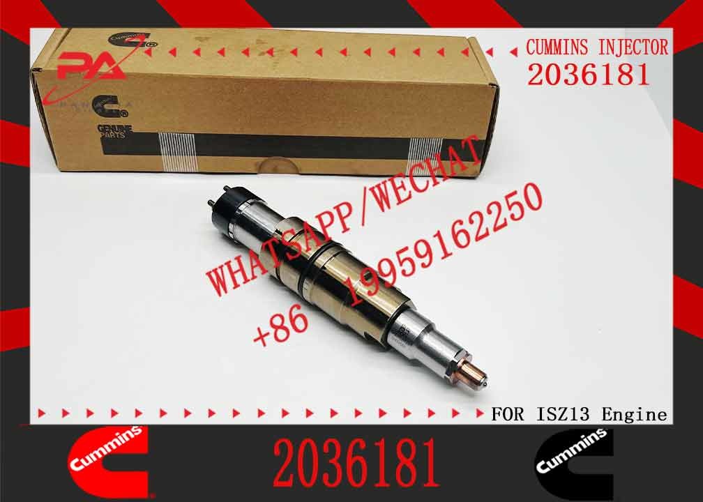 Common rail injector fuel injecto 2894920PX 2058444 2482244 2031386 for ISZ13 Excavator DC09 DC16 DC13